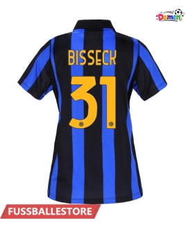 Günstige Inter Milan Yann Bisseck #31 Heimtrikot Damen 2026-27 Kurzarm